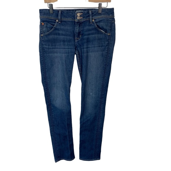 Hudson Collin Flap Skinny Jeans with Fold Over Back Pocket Size 29 - Picture 2 of 7